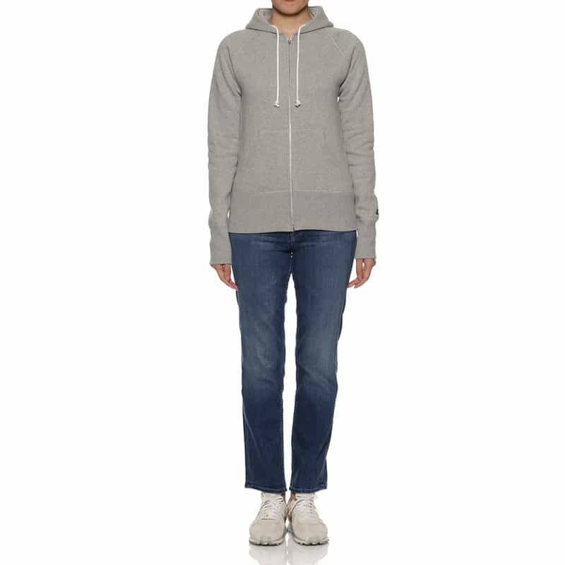 MADISONBLUE MADISONBLUE＜マディソンブルー＞ ジップアップ 裏毛フーディ GRAY