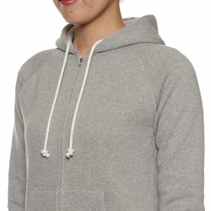 MADISONBLUE MADISONBLUE＜マディソンブルー＞ ジップアップ 裏毛フーディ GRAY