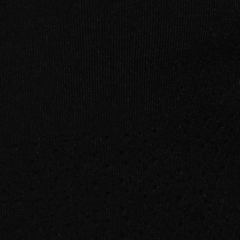 VICTORIA BECKHAM クルーネック アイレットデザイン ニットカーディガン BLACK