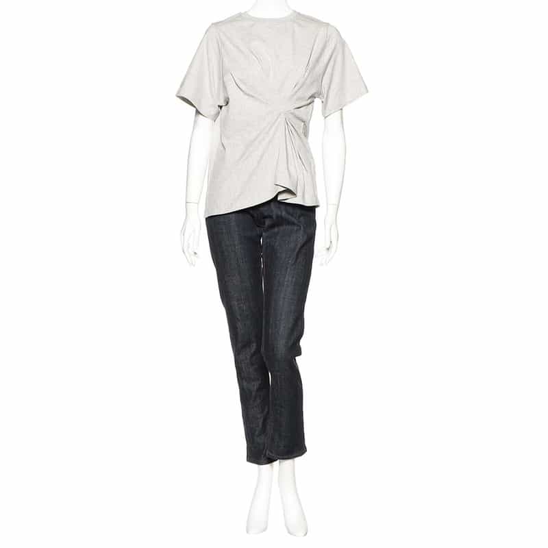VICTORIA BECKHAM ツイストディテール カットソー GRAY