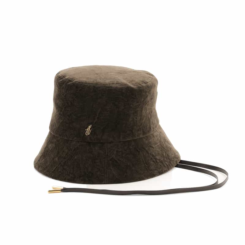 ENTWURFEIN ベルベットハット "LENKA" BROWN