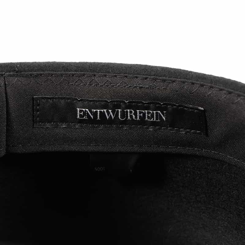 ENTWURFEIN ENTWURFEIN＜エントワフェイン＞フェルトキャスケット "GRACE" BLACK