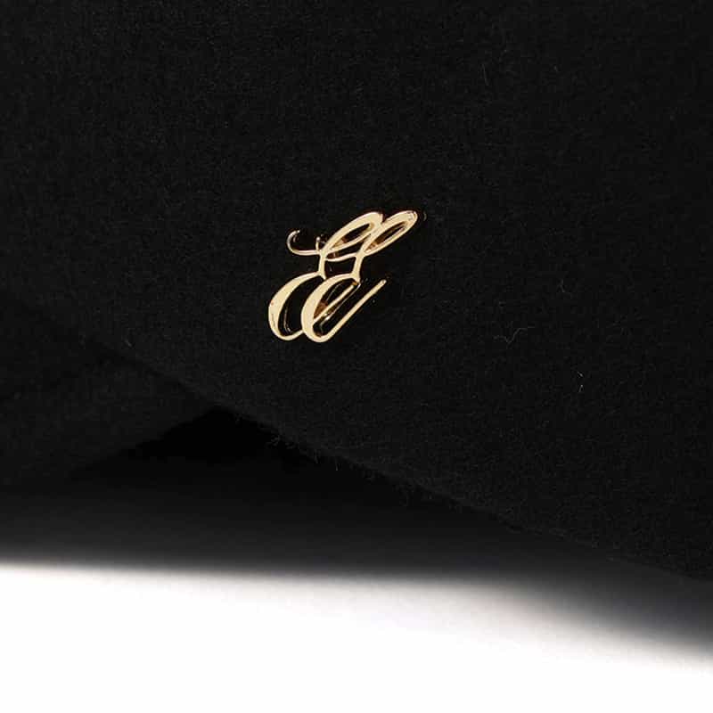 ENTWURFEIN ENTWURFEIN＜エントワフェイン＞フェルトキャスケット "GRACE" BLACK