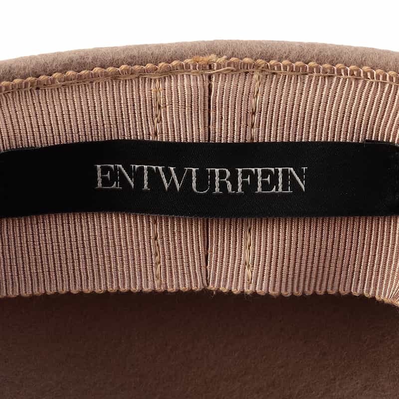 ENTWURFEIN ENTWURFEIN<エントワフェイン>フェルトキャップ "JOSET" PINK