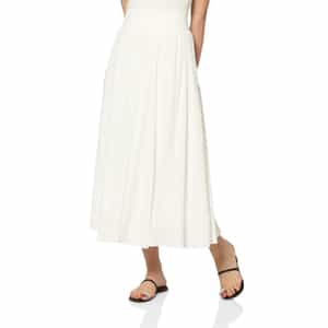 ウォッシャブル ロングフレアスカート