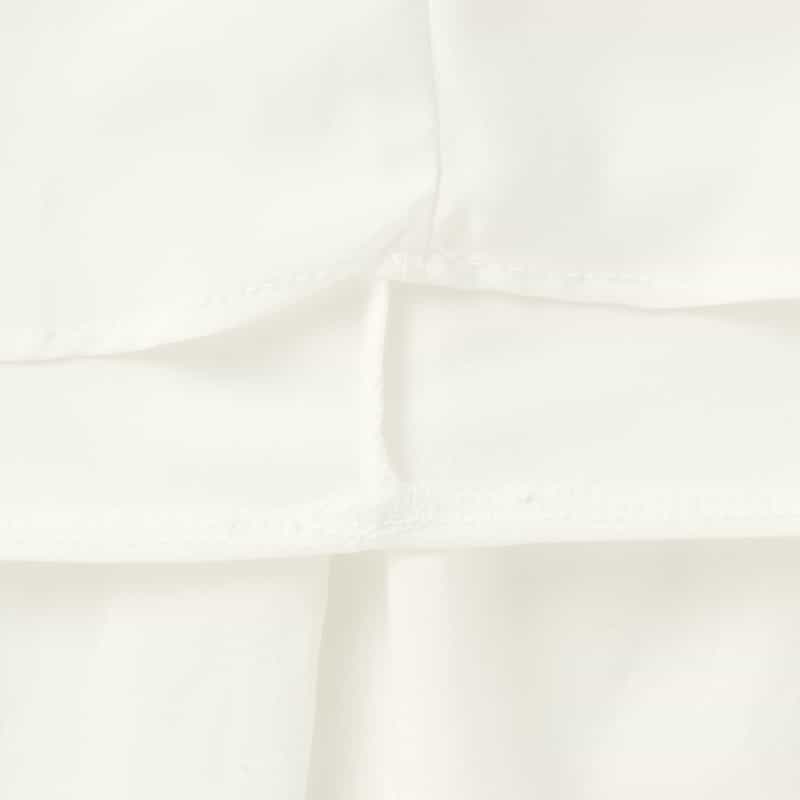 BARNEYS NEW YORK ウォッシャブル ロングフレアスカート OFF WHITE