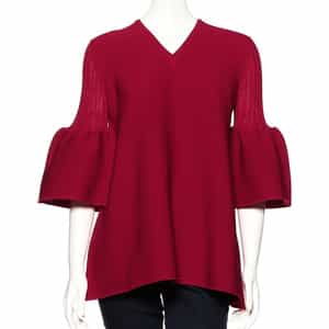 "POTTERY" ベルスリーブ ニットプルオーバー