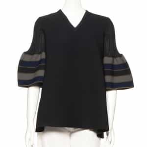 "POTTERY" ベルスリーブ ニットプルオーバー