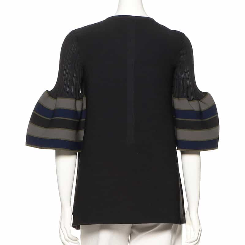 CFCL "POTTERY" ベルスリーブ ニットプルオーバー MULTI COLOR