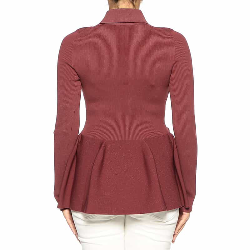 CFCL "POTTERY" 限定グリッターニットカーディガン RED