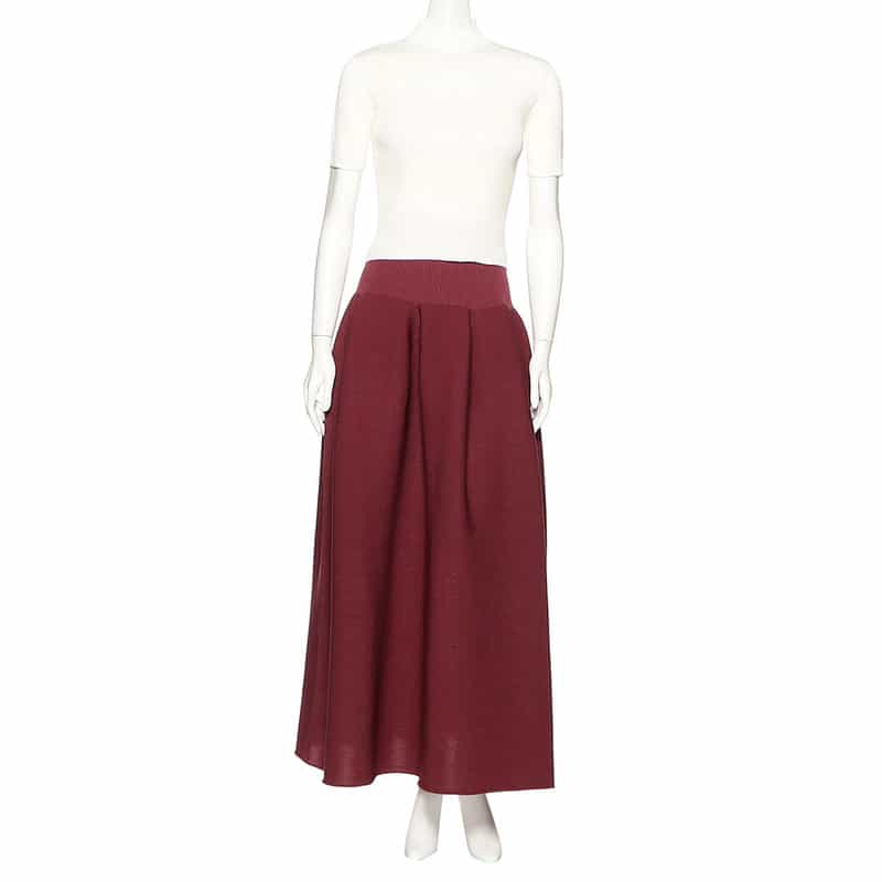 CFCL "POTTERY" 限定グリッター スカート RED