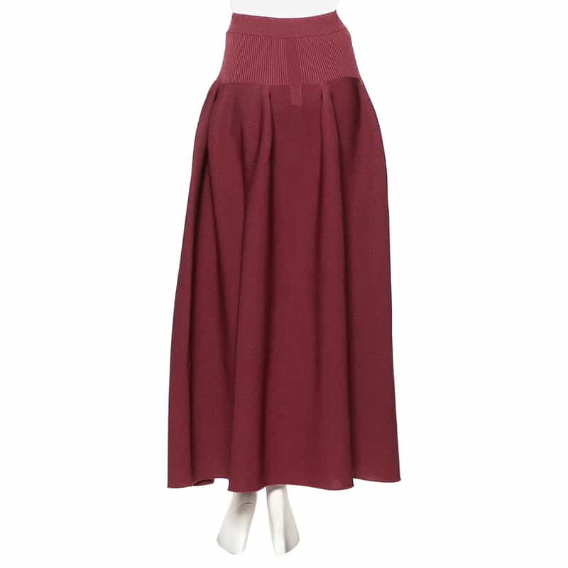 CFCL "POTTERY" 限定グリッター スカート RED