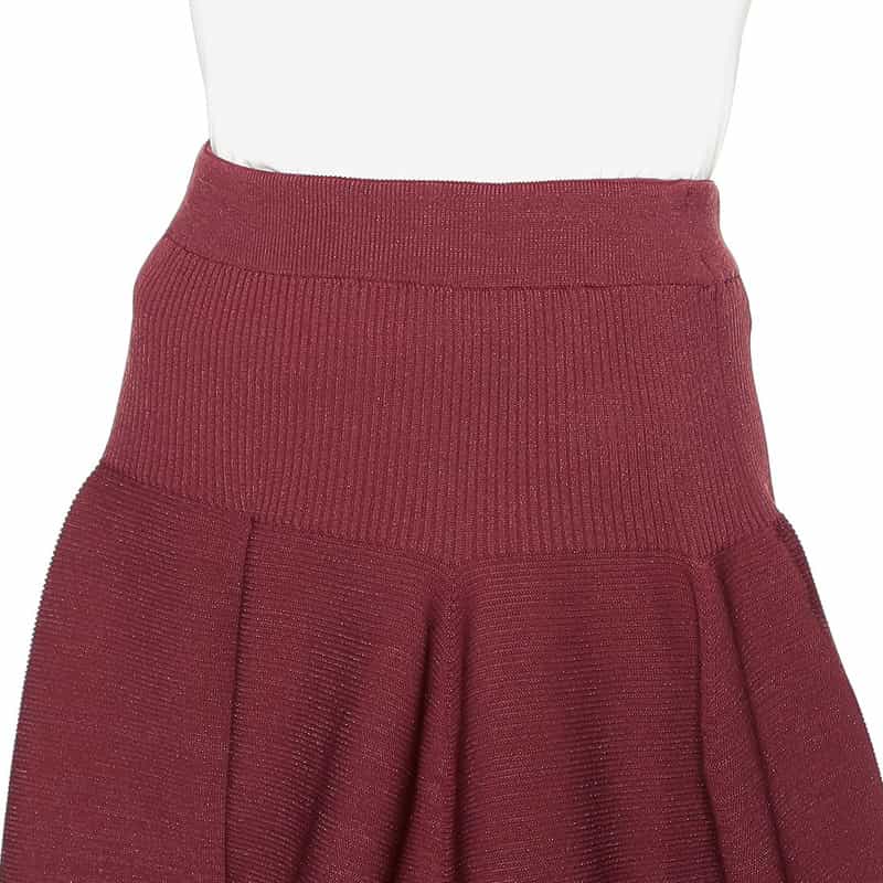 CFCL "POTTERY" 限定グリッター スカート RED