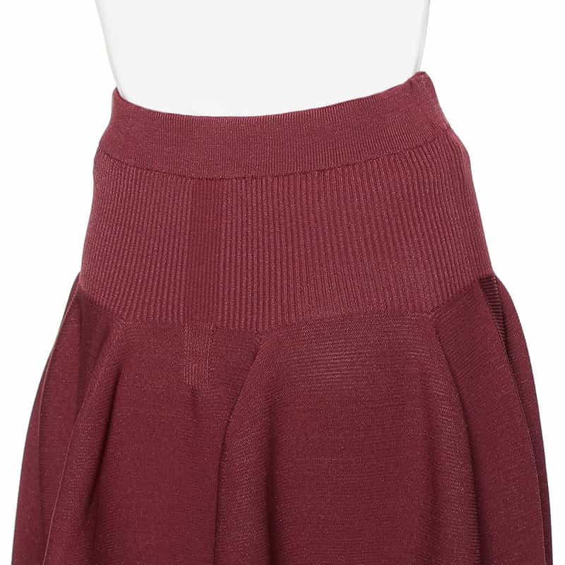 CFCL "POTTERY" 限定グリッター スカート RED