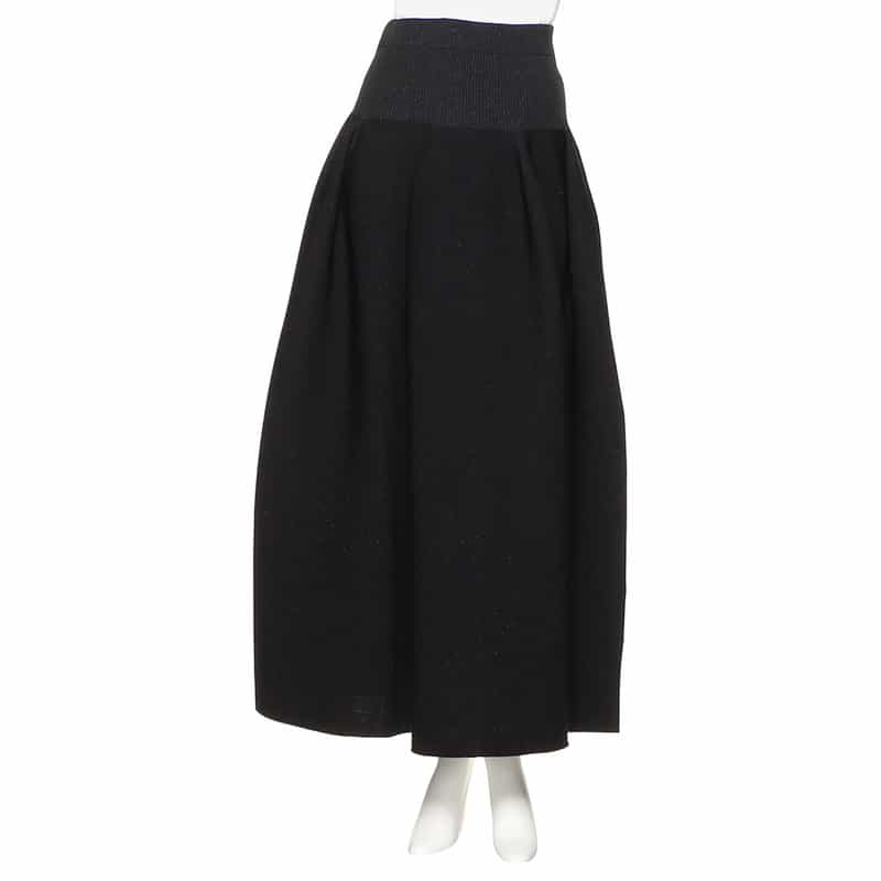 CFCL "POTTERY" 限定グリッター スカート BLACK