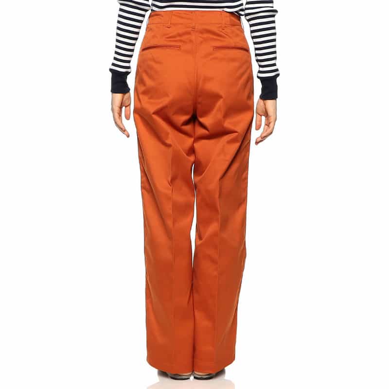HYKE ワイドパンツ ORANGE