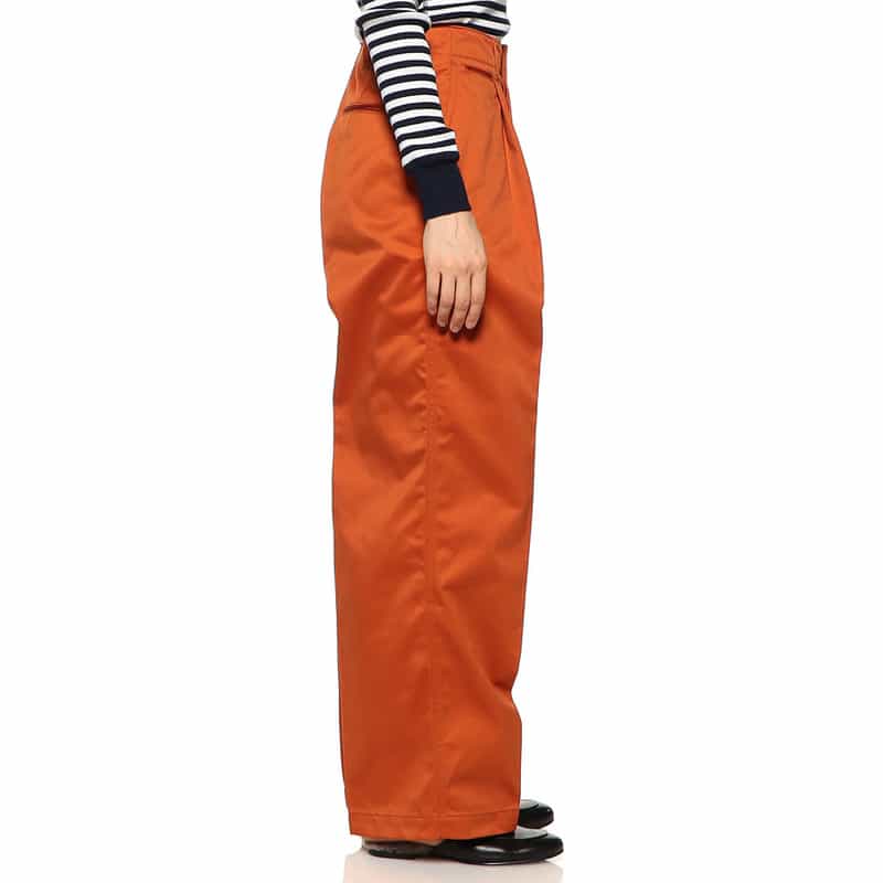 HYKE ワイドパンツ ORANGE