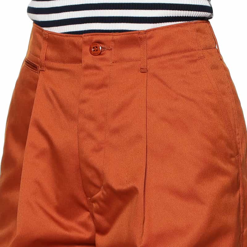 HYKE ワイドパンツ ORANGE