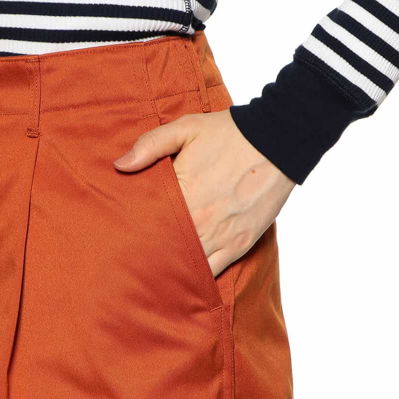 HYKE ワイドパンツ ORANGE