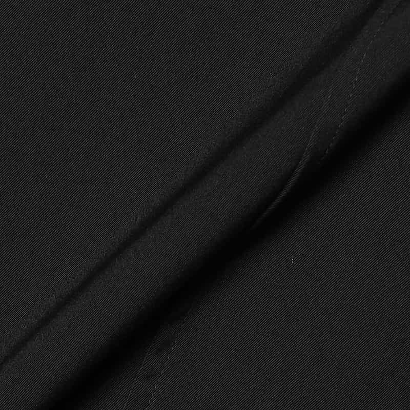 HYKE ボリュームスリーブ バックジップ ブラウス BLACK