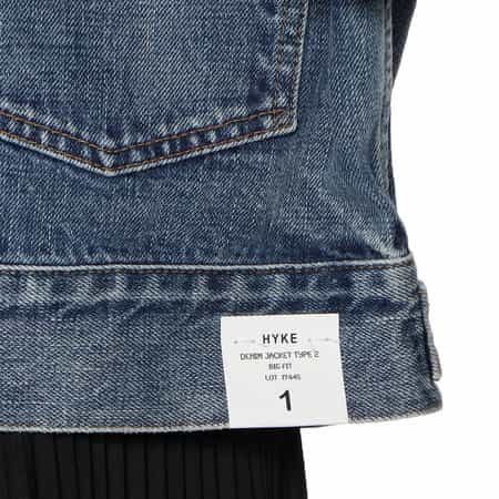 （美品）ハイク TYPE2 Gジャン 綿100% 1（Sサイズ）ブルー 日本製 HYKE＜ハイク＞デニムジャケット （TYPE2）（2225414）｜HYKE