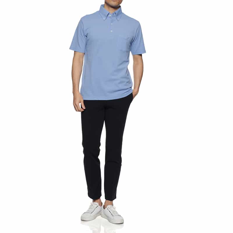 BARNEYS NEW YORK ポロシャツ BLUE