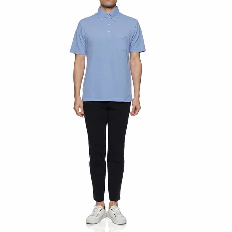 BARNEYS NEW YORK ポロシャツ BLUE