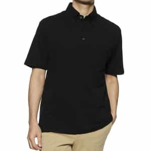 S 新品　BARNEY'S NEWYORK バーニーズニューヨーク　白ポロシャツ BARNEYS NEWYORK メンズポロシャツ（サイズ（S/M/L）：M