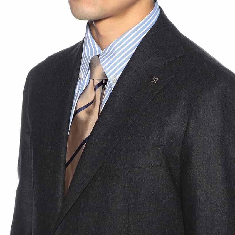 TAGLIATORE シングルブレステッドスーツ "VESVIO" DARK GRAY