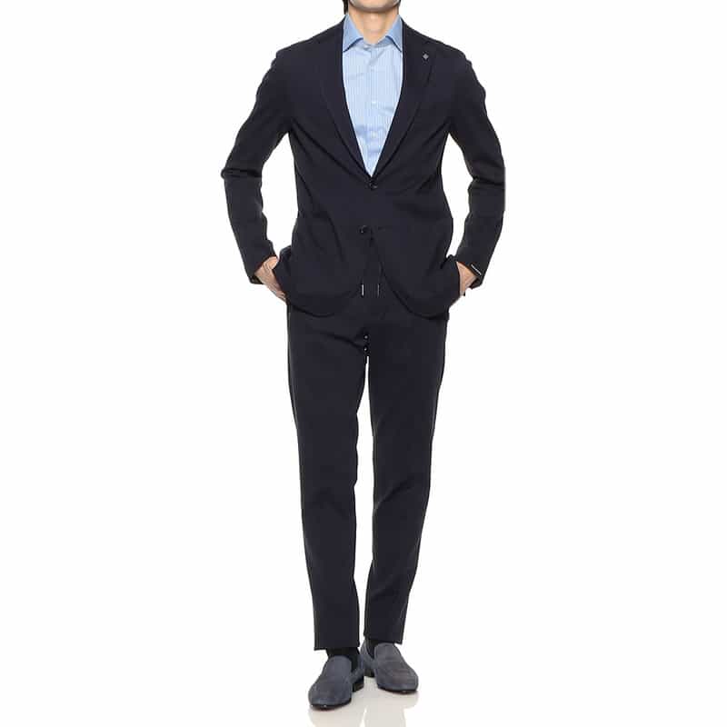 TAGLIATORE セットアップ ジャージージャケット “DAKAR" NAVY