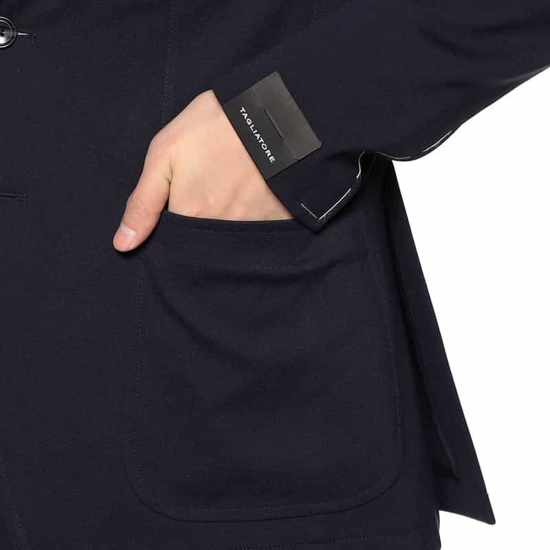 TAGLIATORE セットアップ ジャージージャケット “DAKAR" NAVY