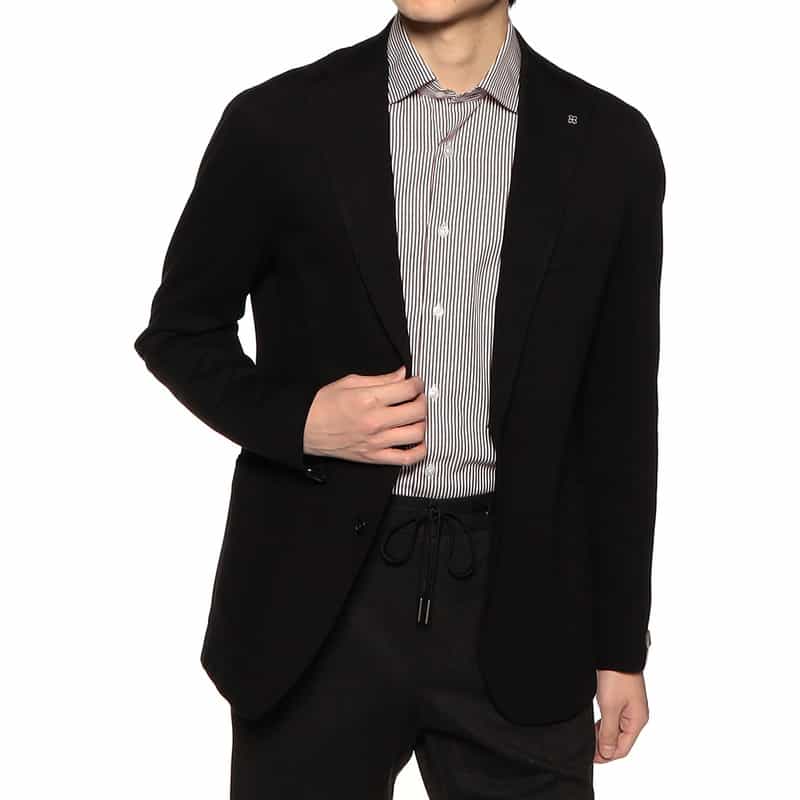 TAGLIATORE セットアップ ジャージージャケット “DAKAR" BLACK