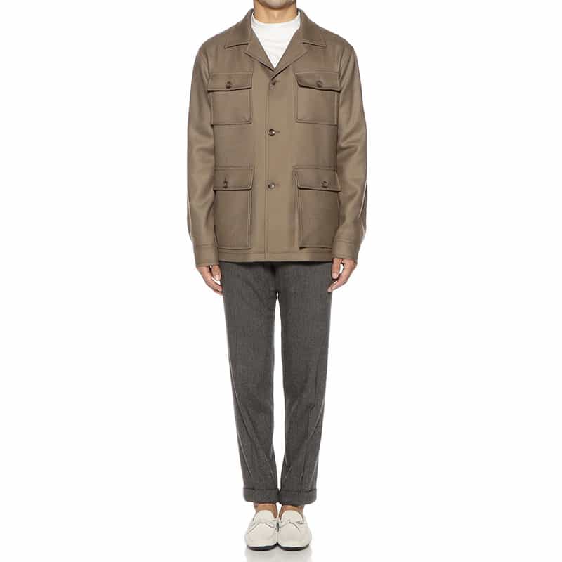 TAGLIATORE ファティーグジャケット "TEMPEST" BEIGE