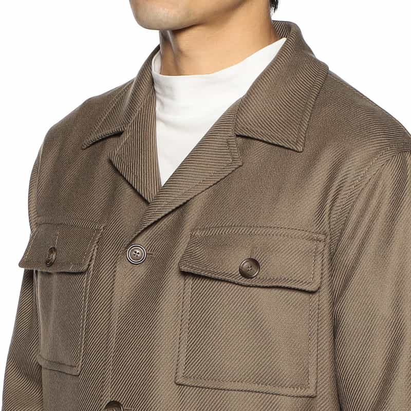 TAGLIATORE ファティーグジャケット "TEMPEST" BEIGE