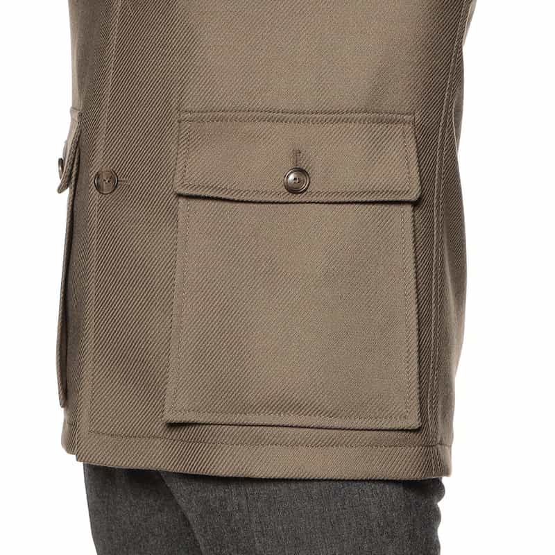 TAGLIATORE ファティーグジャケット "TEMPEST" BEIGE