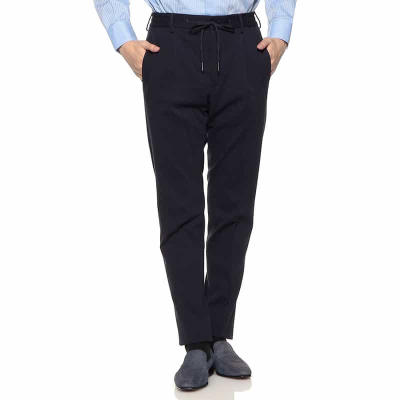 TAGLIATORE バーニーズ　ニューヨーク限定セットアップ ドローストリング パンツ "P-NEWMAN" NAVY