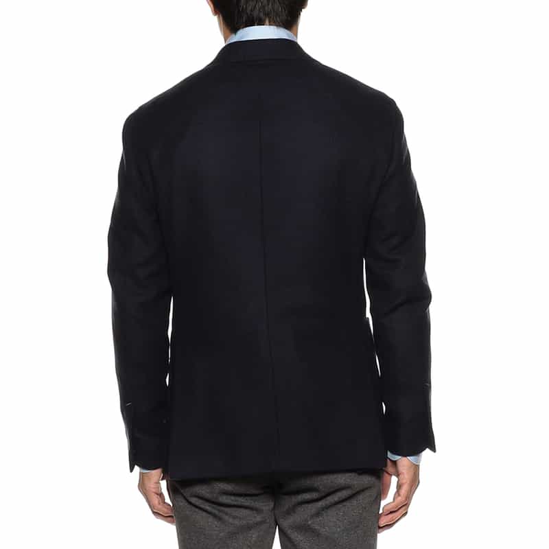 LARDINI ウールナイロンジャケット “ADVANCE" NAVY