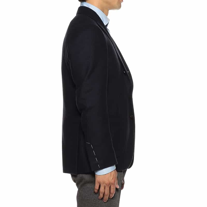 LARDINI ウールナイロンジャケット “ADVANCE" NAVY