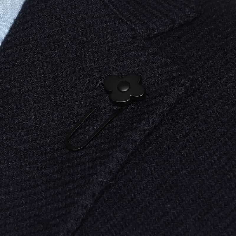 LARDINI ウールナイロンジャケット “ADVANCE" NAVY