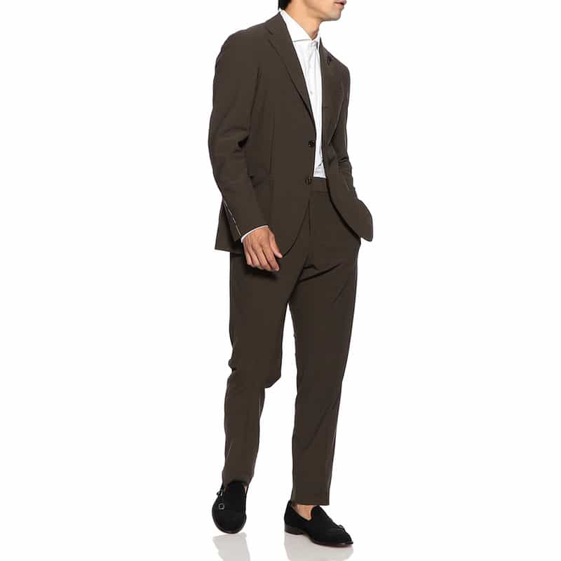 LARDINI セットアップ ナイロンジャージージャケット KHAKI