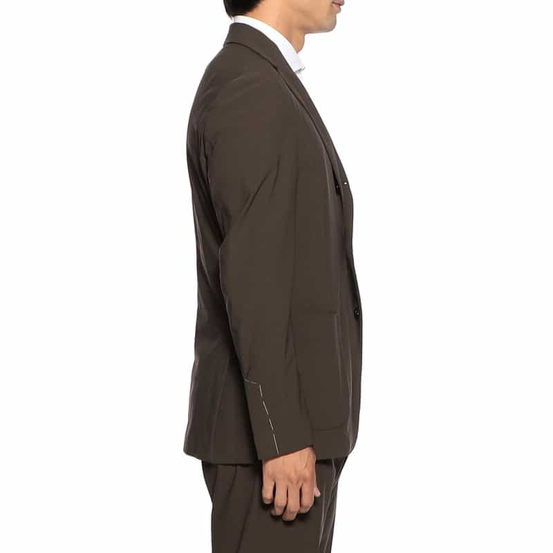 LARDINI セットアップ ナイロンジャージージャケット KHAKI