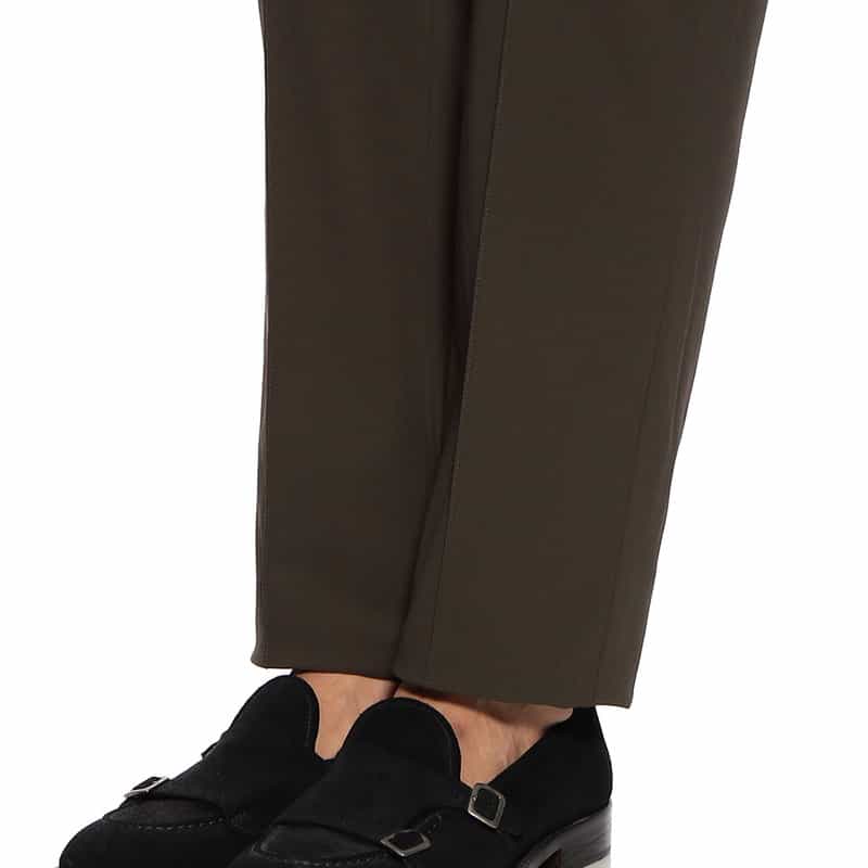 LARDINI セットアップ ドローストリングパンツ KHAKI