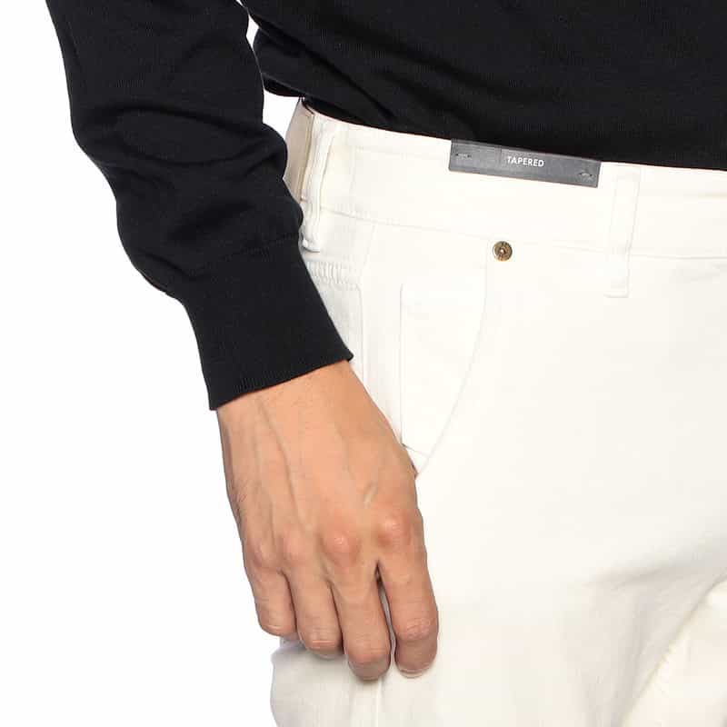 PT TORINO DENIM カラーデニムパンツ "INDIE" IVORY