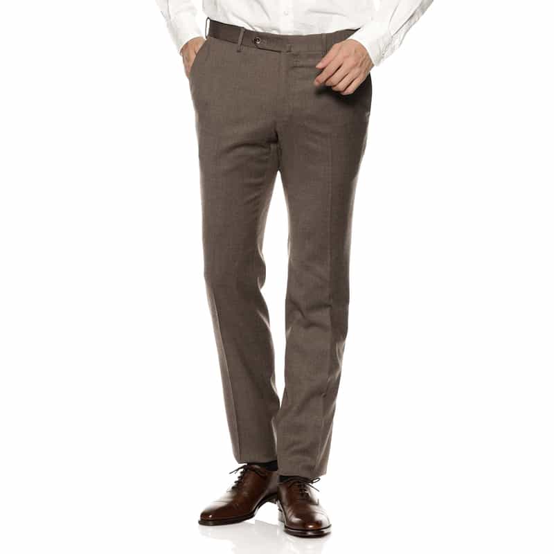 PT TORINO ライトフランネルパンツ "SUPER SLIM" BROWN