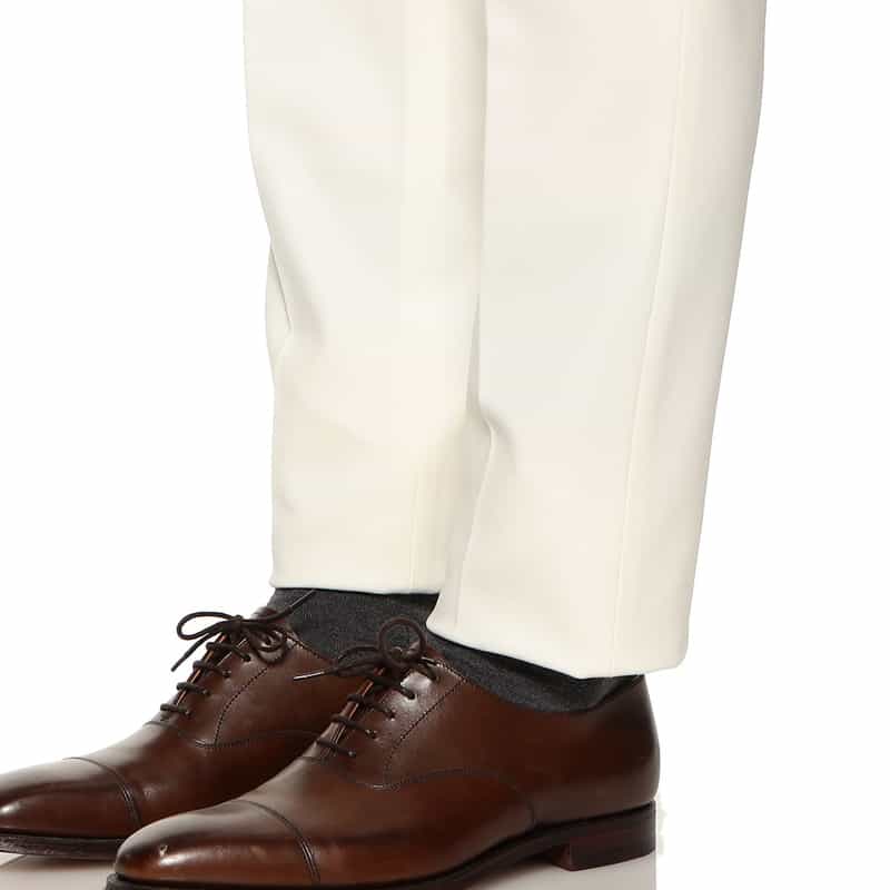 PT TORINO ドローストリングジャージーパンツ "SLIM JOGGER" WHITE