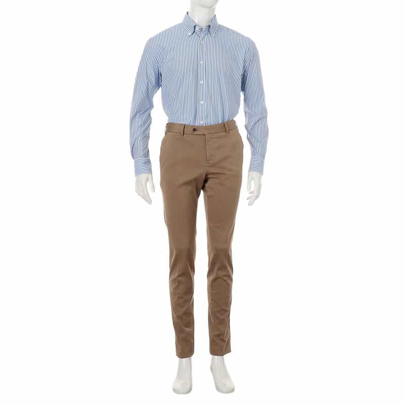 PT TORINO ストレッチパンツ "SLIM JOGGER" BROWN