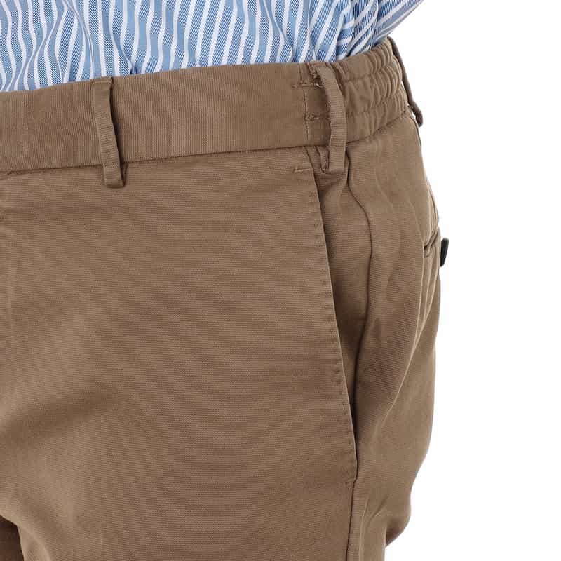 PT TORINO ストレッチパンツ "SLIM JOGGER" BROWN