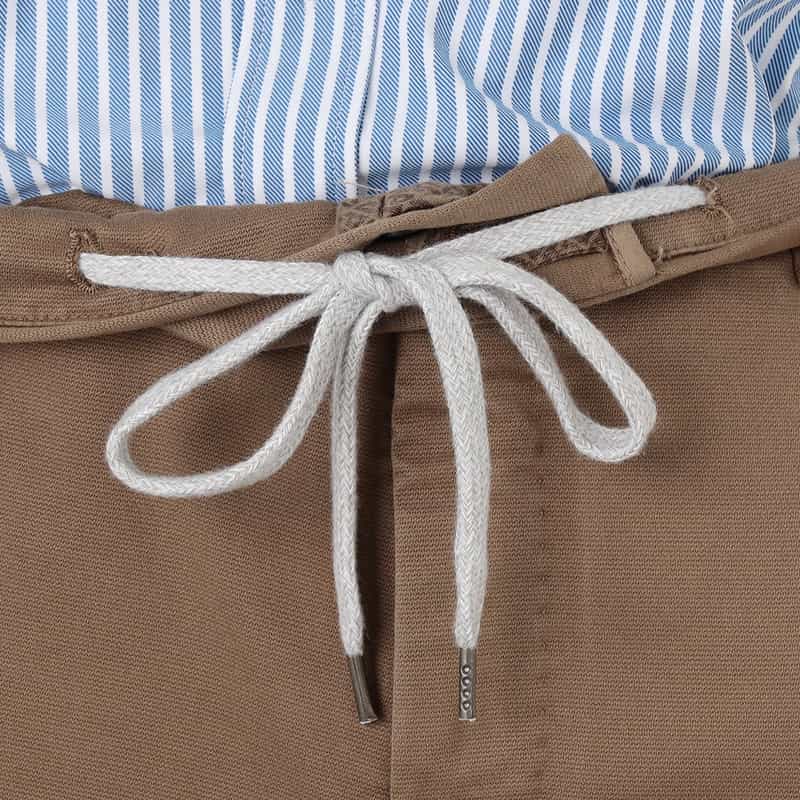 PT TORINO ストレッチパンツ "SLIM JOGGER" BROWN