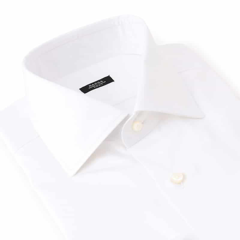BARBA BARBA＜バルバ＞ドレスシャツ“MILANO" WHITE