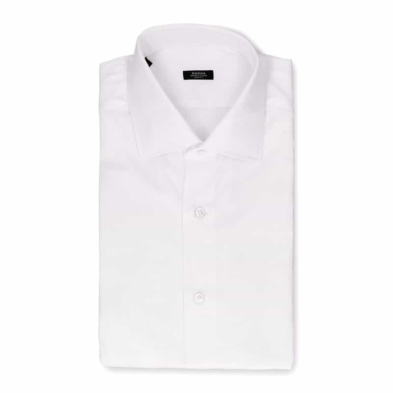 BARBA BARBA＜バルバ＞ドレスシャツ“MILANO" WHITE